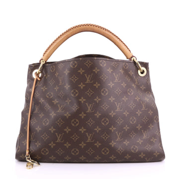 Louis Vuitton Artsy Handbag Monogram Canvas MM Brown 3696601