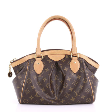 Louis Vuitton Tivoli Handbag Monogram Canvas PM Brown 3697501