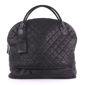 Chanel Horizontal Sport Weekender Bag Quilted Coated Canvas XL 3697609