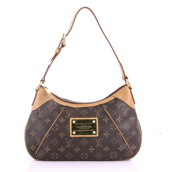 Louis Vuitton Thames Handbag Monogram Canvas PM Brown 3697702