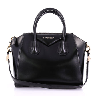 Givenchy Antigona Bag Glazed Leather Small Black 3698001