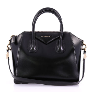 Givenchy Antigona Bag Glazed Leather Small Black 3698001