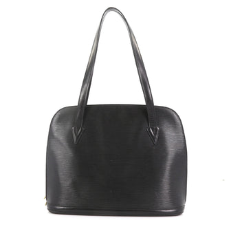 Louis Vuitton Lussac Handbag Epi Leather Black 3698303