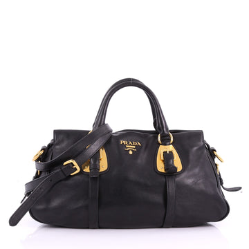 Prada Convertible Belted Satchel Soft Calfskin Medium 3698901