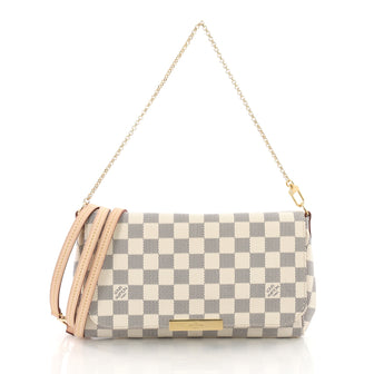 Louis Vuitton Favorite Handbag Damier MM Neutral 370391