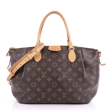 Louis Vuitton Turenne Handbag Monogram Canvas MM Brown 3706301