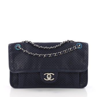 Chanel Up In The Air Flap Bag Perforated Leather Medium 3707714