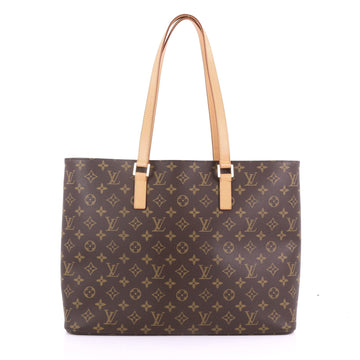 Louis Vuitton Luco Handbag Monogram Canvas Brown 3707819