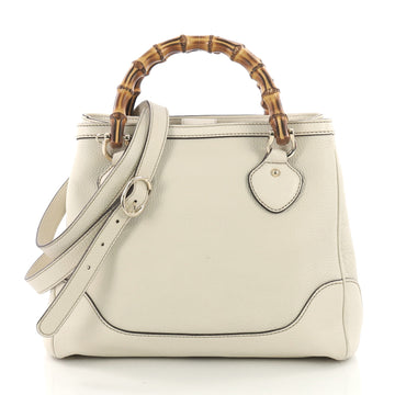 Gucci Diana Bamboo Top Handle Tote Leather Small Neutral 3707844