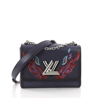 Louis Vuitton Twist Handbag Epi Leather with Sequins MM 370951