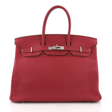 Hermes Birkin Handbag Pink Togo with Palladium Hardware 370971