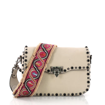 Valentino Rolling Rockstud Crossbody Bag Leather with 371133