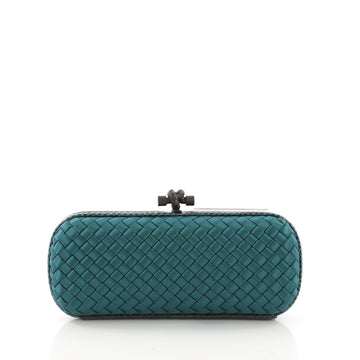 Bottega Veneta Box Knot Clutch Intrecciato Satin Long 3711412