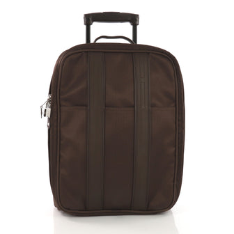 Hermes Acapulco Carry-On Toile and Leather Brown 371143