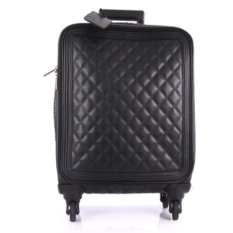 Chanel Model: Coco Case Rolling Trolley Quilted Caviar Black 37114/9