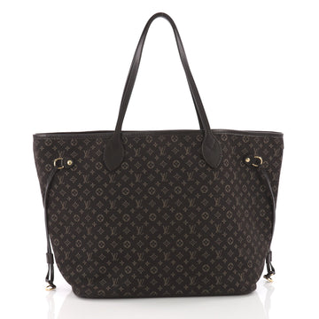 Louis Vuitton Neverfull Tote Monogram Idylle MM Brown 371185