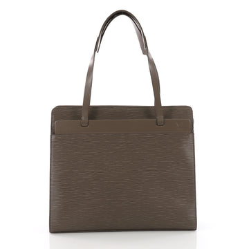 Louis Vuitton Croisette Handbag Epi Leather PM Brown 371186