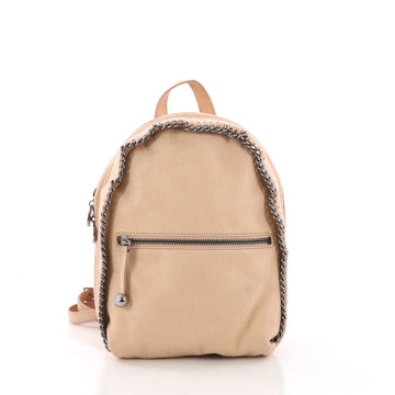 Stella McCartney Falabella Front Zip Backpack Shaggy Deer 371621