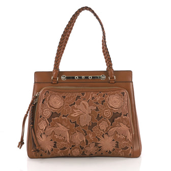 Demetra Tote Leather Lace