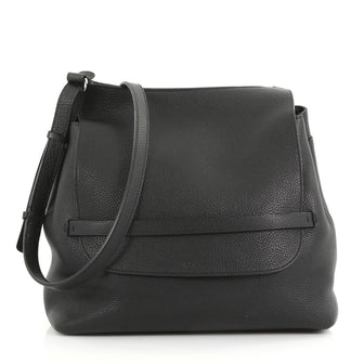 The Row Sideby Shoulder Bag Leather Black 372011