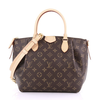 Louis Vuitton Turenne Handbag Monogram Canvas PM Brown 372111