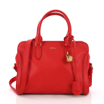 Alexander McQueen Padlock Zip Around Tote Leather Small 372151