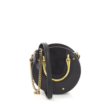 Chloe Pixie Bag Leather with Suede Mini Blue 3722501