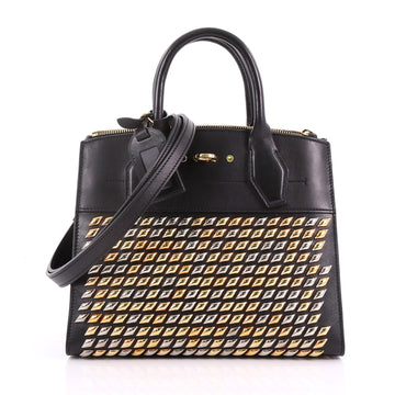 Louis Vuitton City Steamer Handbag Studded Leather PM 3722613