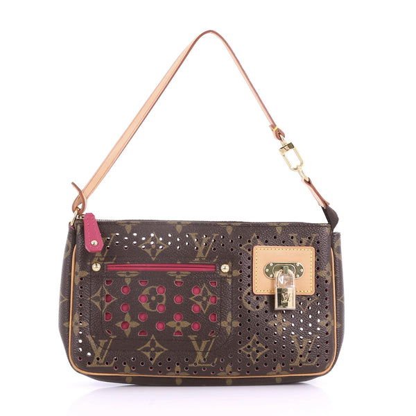 LOUIS VUITTON Pochette Accessoires Perforated Canvas MNG – REAWAKE