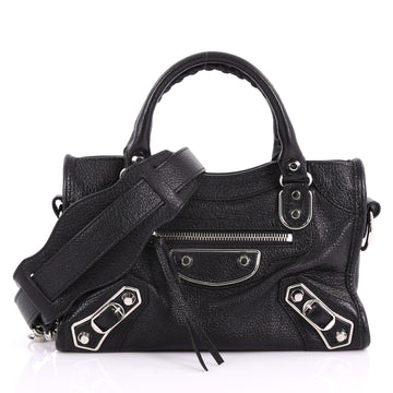 Balenciaga City Classic Studs Metallic Edge Handbag 3724524