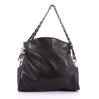 Chanel Ultimate Soft Hobo Leather Small - Designer Handbag Black 3724525