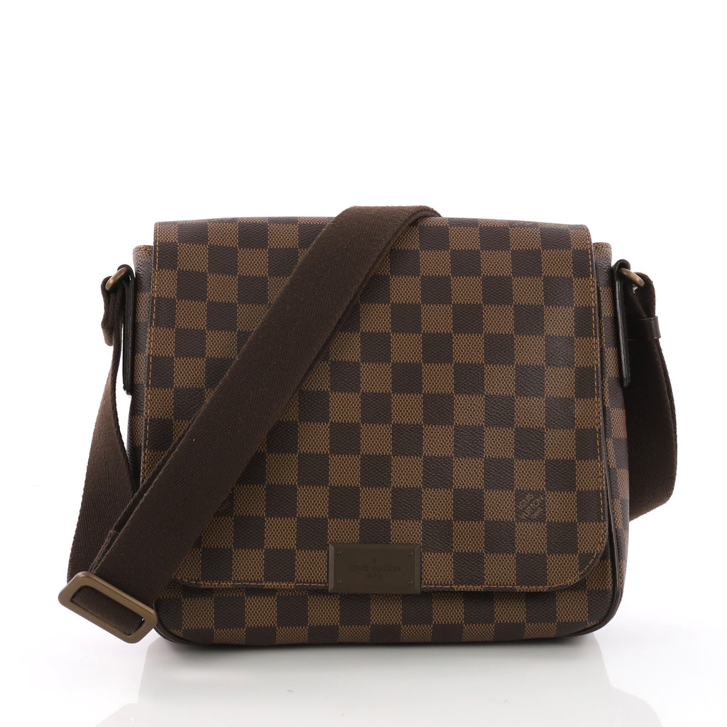 Diane leather crossbody bag Louis Vuitton Brown in Leather - 27273841