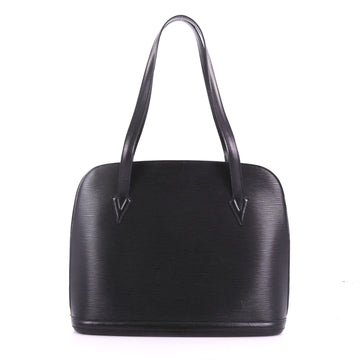 Louis Vuitton Lussac Handbag Epi Leather Black 37316107