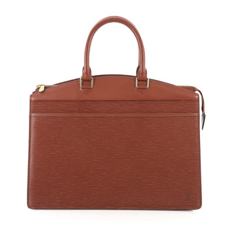 Louis Vuitton Riviera Handbag Epi Leather Brown 37316112