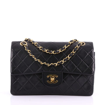 Vintage Classic Double Flap Bag Quilted Lambskin Small