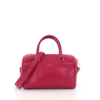 Saint Laurent Classic Baby Duffle Bag Leather Pink 37316115