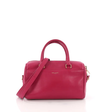 Saint Laurent Classic Baby Duffle Bag Leather Pink 37316115