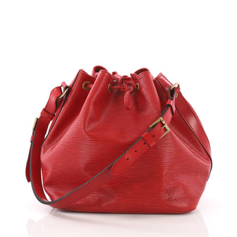 Louis Vuitton Petit Noe Handbag Epi Leather Red 37316133