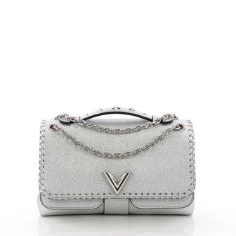 Louis Vuitton Very Chain Bag Monogram Leather Silver 37316162