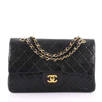 Vintage Classic Double Flap Bag Quilted Lambskin Medium