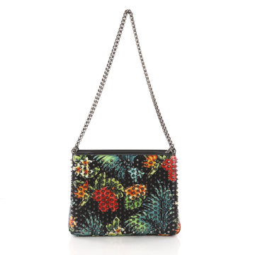 Christian Louboutin Triloubi Chain Bag Spiked Printed Black 37316177