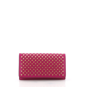 Christian Louboutin Macaron Wristlet Studded Leather 37316192