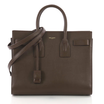 Saint Laurent Model: Sac de Jour NM Handbag Leather Small Brown 37316/193