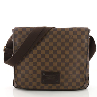 Louis Vuitton Brooklyn Handbag Damier MM Brown 37316201