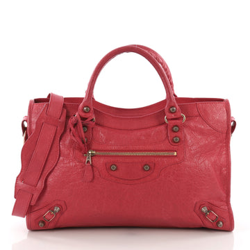 City Giant Studs Handbag Leather Medium