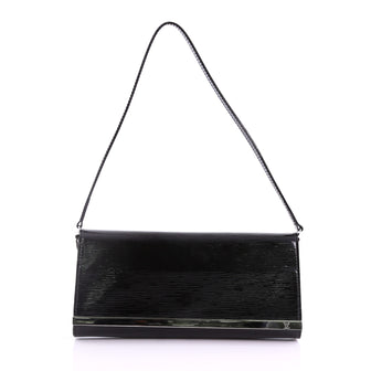 Louis Vuitton Sevigne Clutch Electric Epi Leather Black 3731626