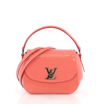 Louis Vuitton Pasadena Handbag Monogram Vernis Pink 373162