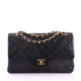 Chanel Vintage Classic Double Flap Bag Quilted Lambskin 3731631