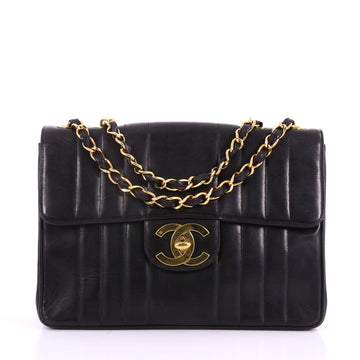 Chanel Vintage Classic Single Flap Bag Vertical Quilt 3731639