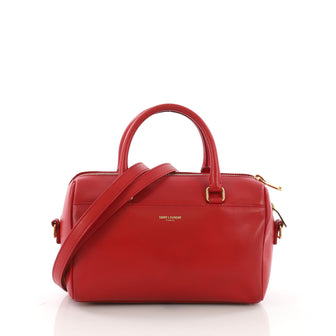  Saint Laurent Model: Classic Baby Duffle Bag Leather Red 37316/83